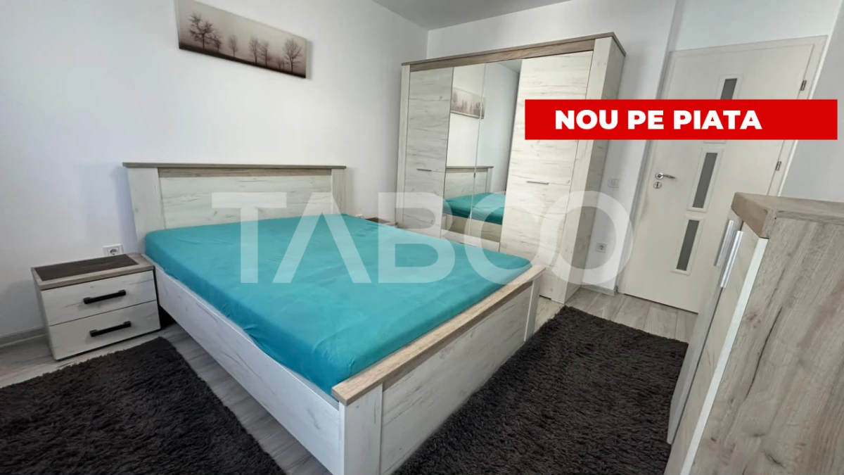 Apatament de inchiriat 2 camere decomandate balcon zona Turnisor Sibiu - 1