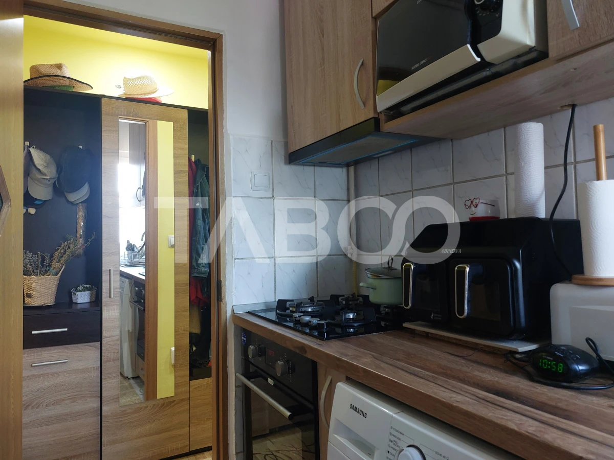 Apartament 3 camere 45 mp mobilat utilat Mihai Viteazul Sibiu - 9