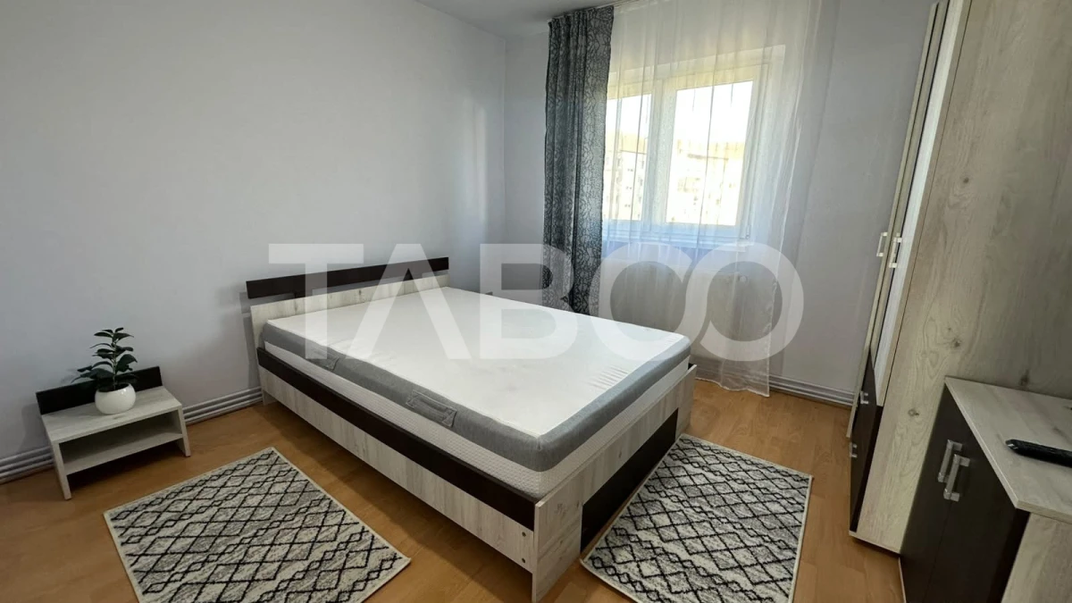 Apartament de inchiriat 2 camere decomandat balcon zona Strand Sibiu - 7