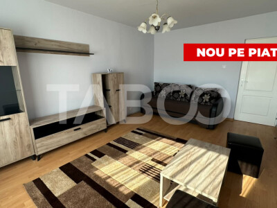 Apartament de inchiriat 2 camere decomandat balcon zona Strand Sibiu