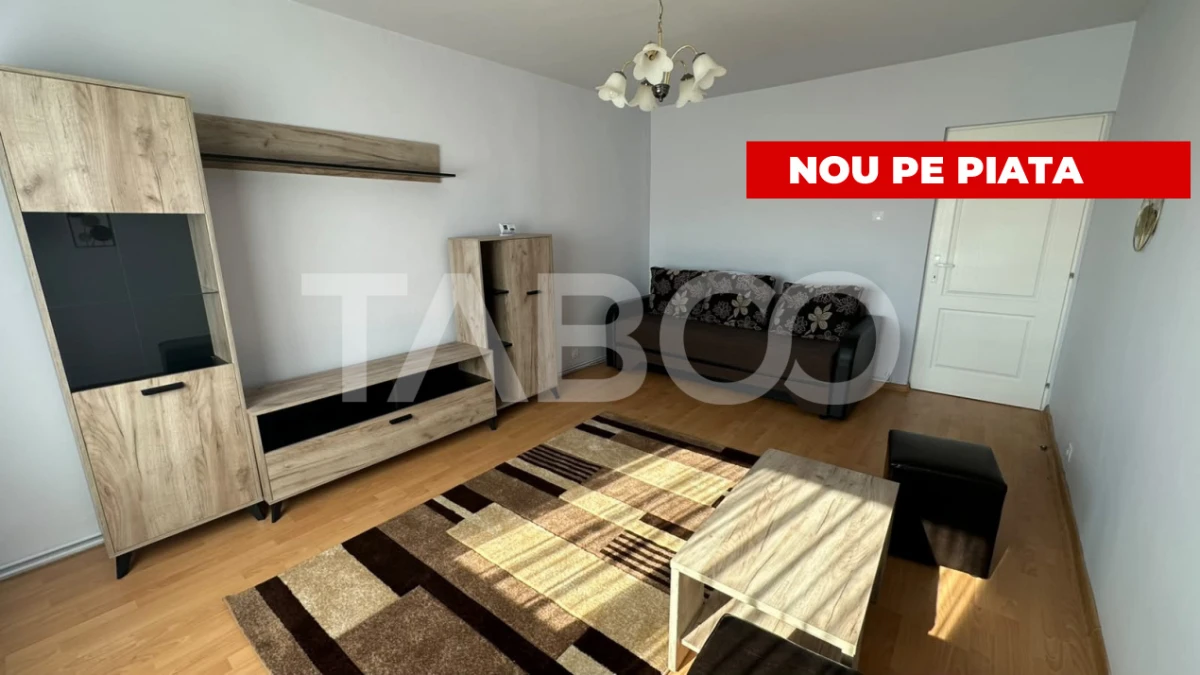 Apartament de inchiriat 2 camere decomandat balcon zona Strand Sibiu - 1