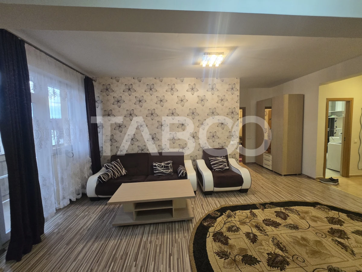 Apartament 3 camere de inchiriat decomandat 71mpu zona Turnisor Sibiu - 1