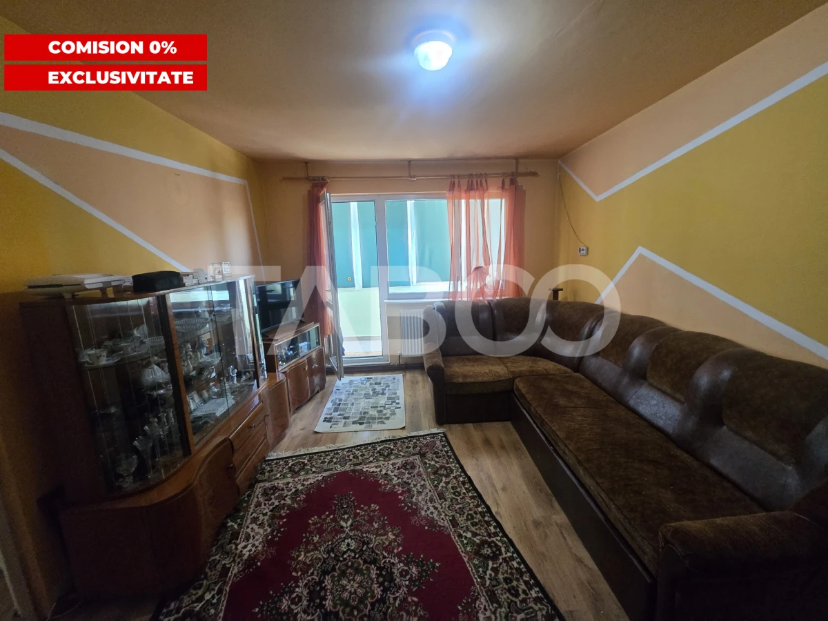 COMINION 0% Apartament 2 camere de vanzare 47mp cu balcon Luptei Sibiu - 1