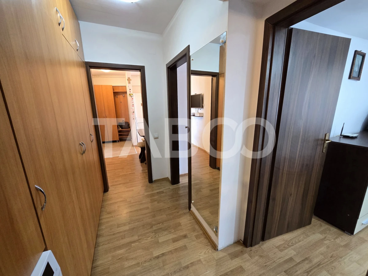 Apartament decomandat 2 camere mobilat etaj 3 cu lift Turnisor Sibiu - 8