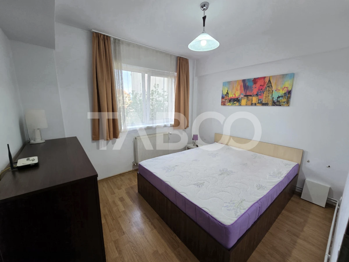 Apartament decomandat 2 camere mobilat etaj 3 cu lift Turnisor Sibiu - 3