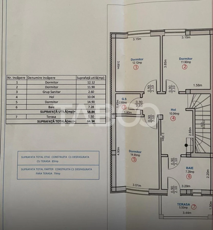 Casa tip duplex 4 camere moderna de zona Arhitectilor Sibiu - 9