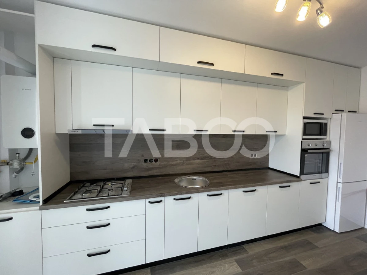 Apartament decomandat cu 2 camere etaj 2 60 mp balcon parcare Sibiu - 8