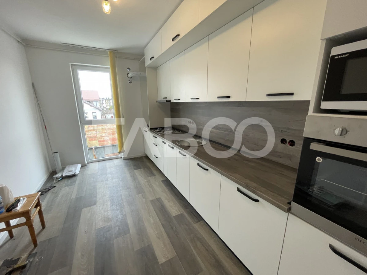 Apartament decomandat cu 2 camere etaj 2 60 mp balcon parcare Sibiu - 4