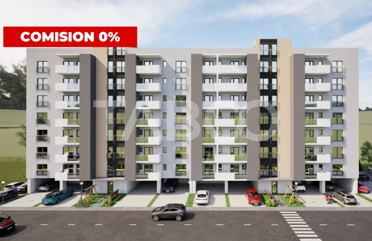 Apartament FARA COMISION 3 camere si balcon Sibiu Dna Stanca - 1