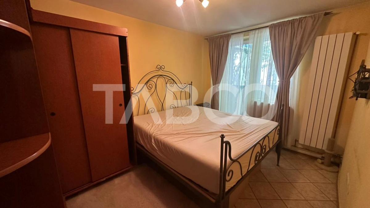 Apartament mobilat utilat 3 camere cu balcon zona Rahovei Sibiu - 5