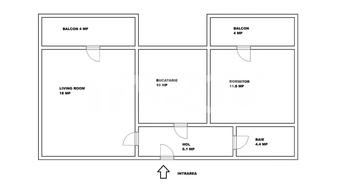 Apartament decomandat de vanzare 2 camere pivnita 2 balcoane - 4