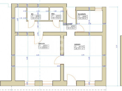 Casa 2 camere in Centru pretabil investitie Cluj Napoca 0% comision