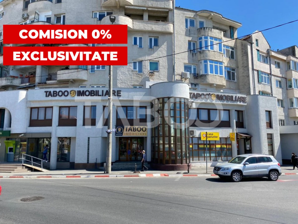 Spatiu comercial pretabil si pentru birouri 268 mpu decomandat Sibiu - 2