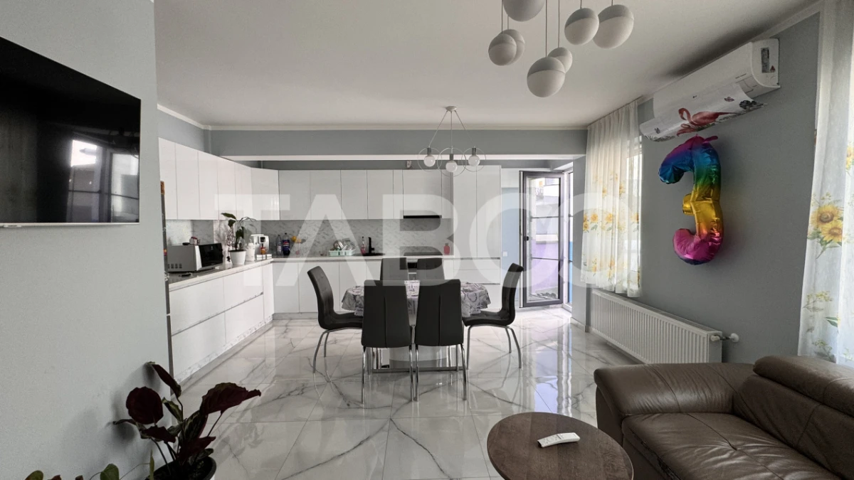 Apartament cu 3 camere de vanzare 80mp mobilat utilat terasa Turnisor - 7