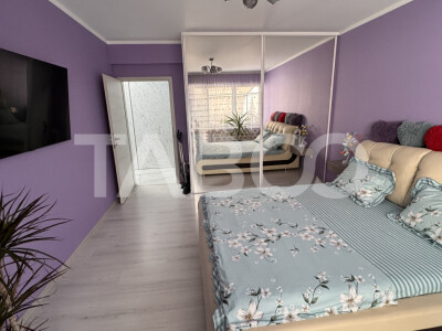 Apartament cu 3 camere de vanzare 80mp mobilat utilat terasa Turnisor
