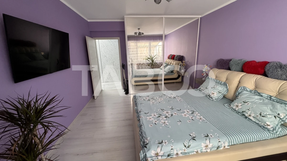 Apartament cu 3 camere de vanzare 80mp mobilat utilat terasa Turnisor - 1