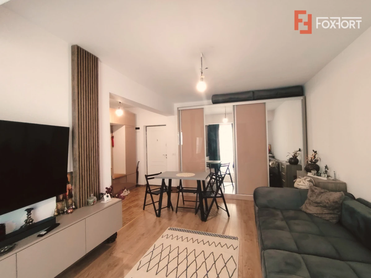 Apartament cu o camera, 37 mp, bucatarie inchisa, et 2 in Giroc - V10051 - 8