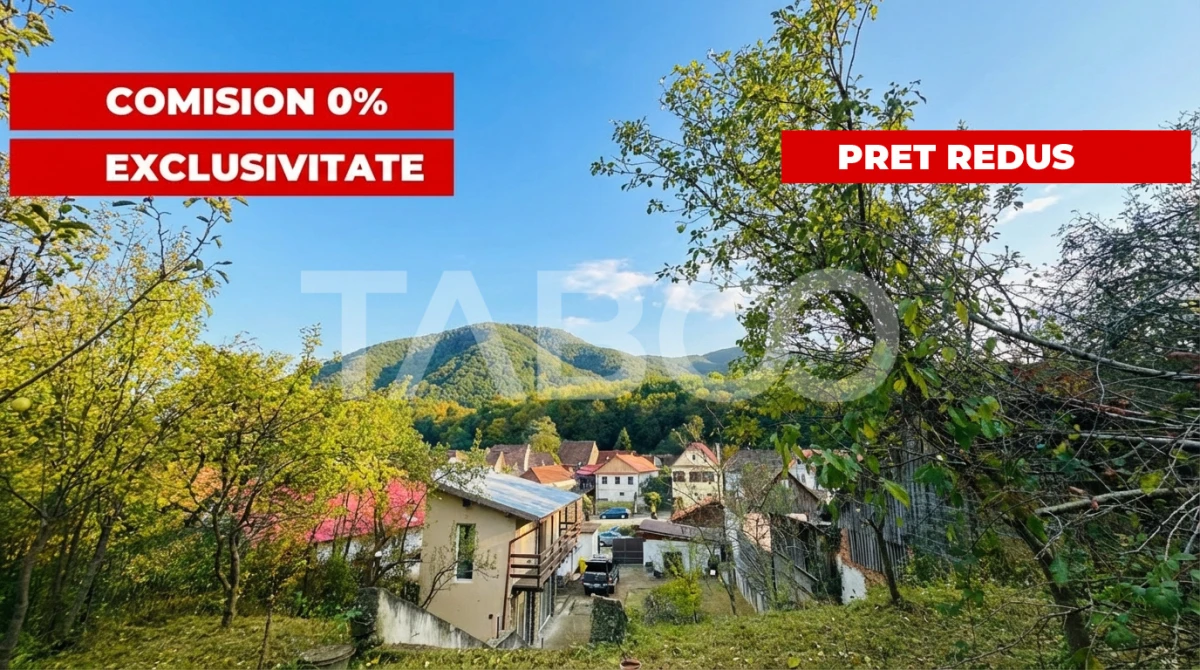 Casa individuala COMISION 0% din 2 corpuri curte 900mp in Cisnadioara - 2
