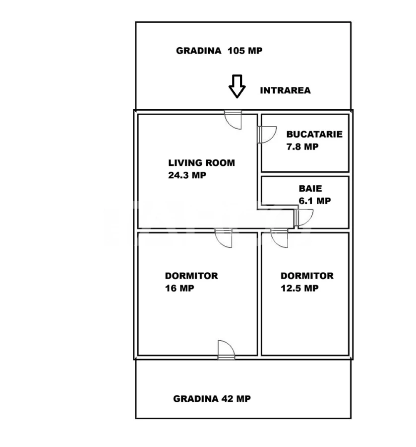 Apartament de vanzare 3 camere si gradina proprie de 147 mp - 4