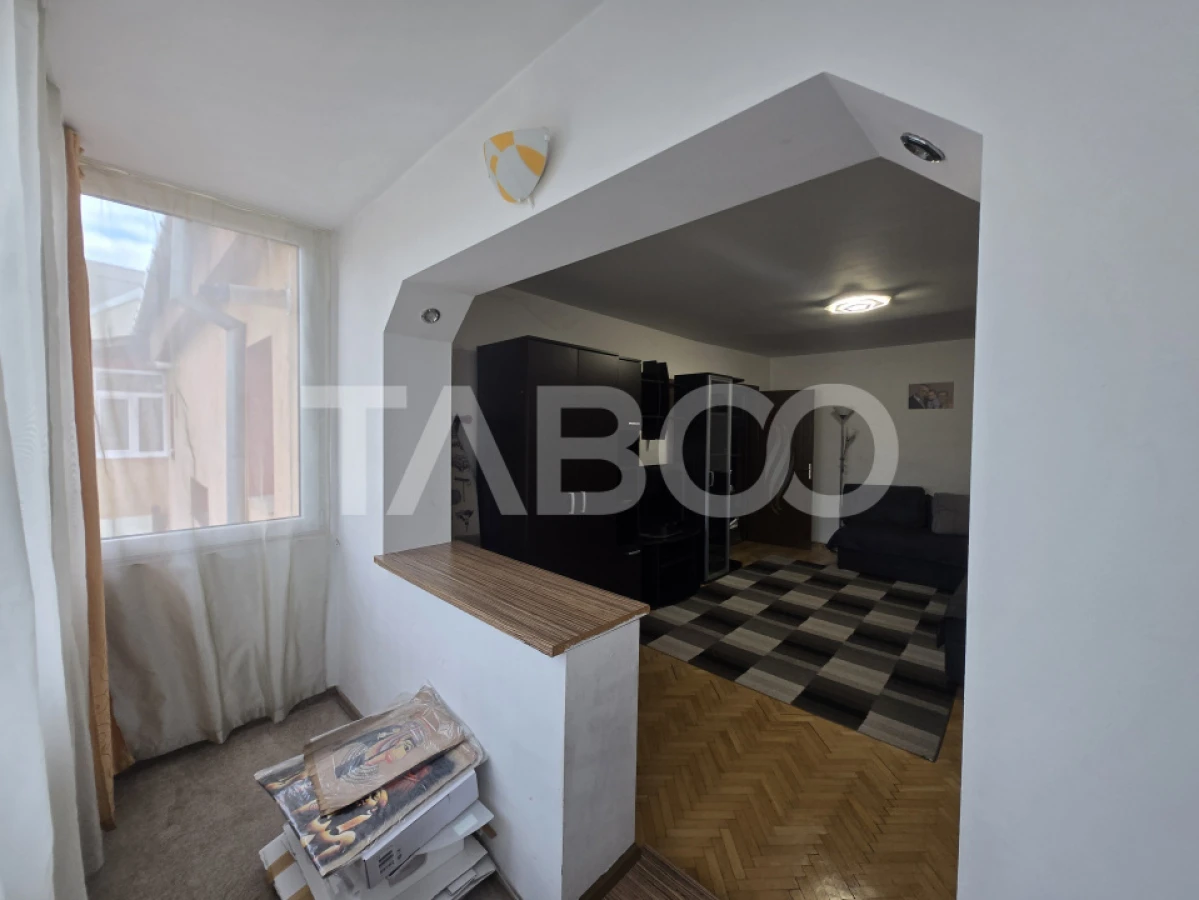 Apartament decomandat 3 camere de inchiriat 64mpu zona Strand Sibiu - 10