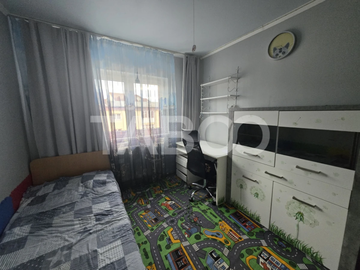 Apartament decomandat 3 camere de inchiriat 64mpu zona Strand Sibiu - 8