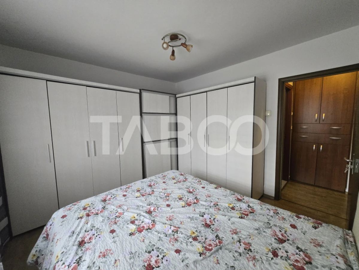 Apartament decomandat 3 camere de inchiriat 64mpu zona Strand Sibiu - 3