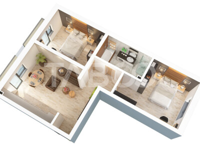 COMISION 0 - Apartament de vanzare 3 camere si parcare Doamna Stanca