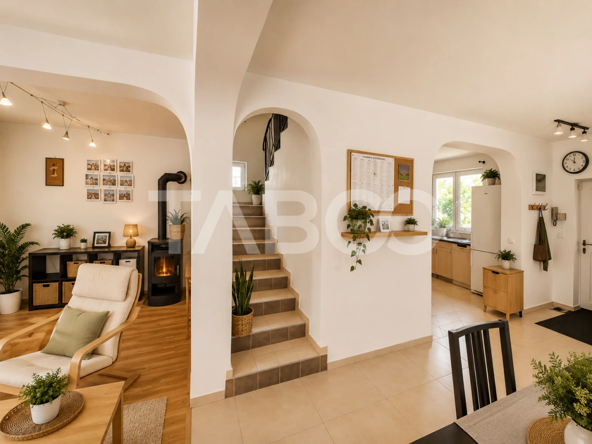 Casa individuala de vanzare - Sura Mica- 4 camere si 490 mp teren - 4