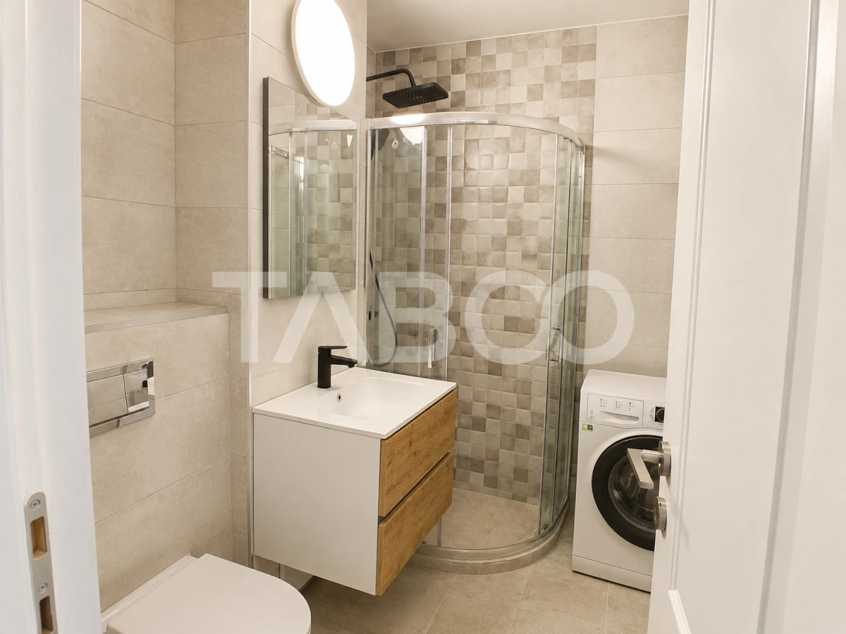 Apartament modern de inchiriat 3 camere balcon Cisnadie etajul 2 - 7