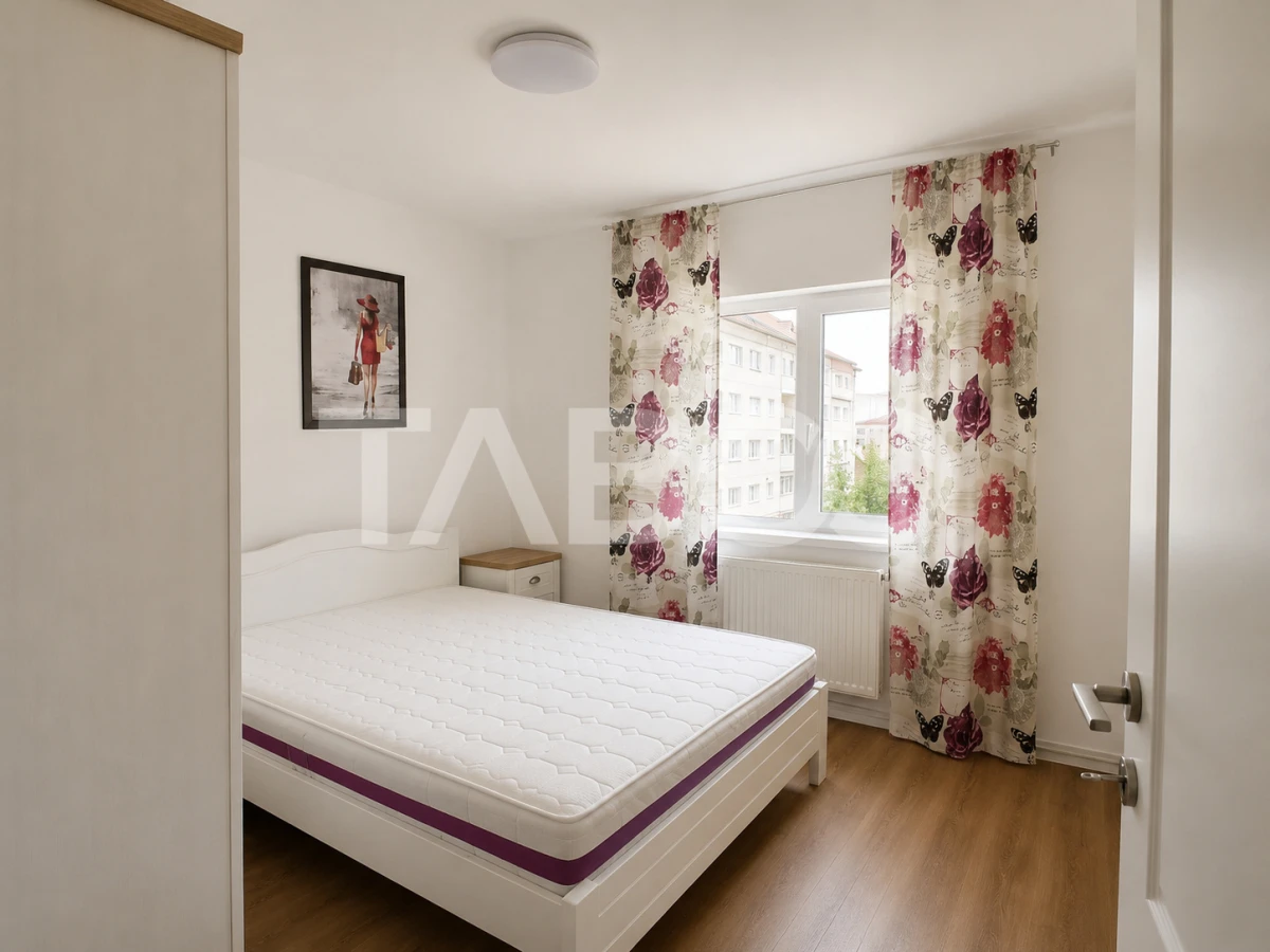 Apartament modern de inchiriat 3 camere balcon Cisnadie etajul 2 - 4