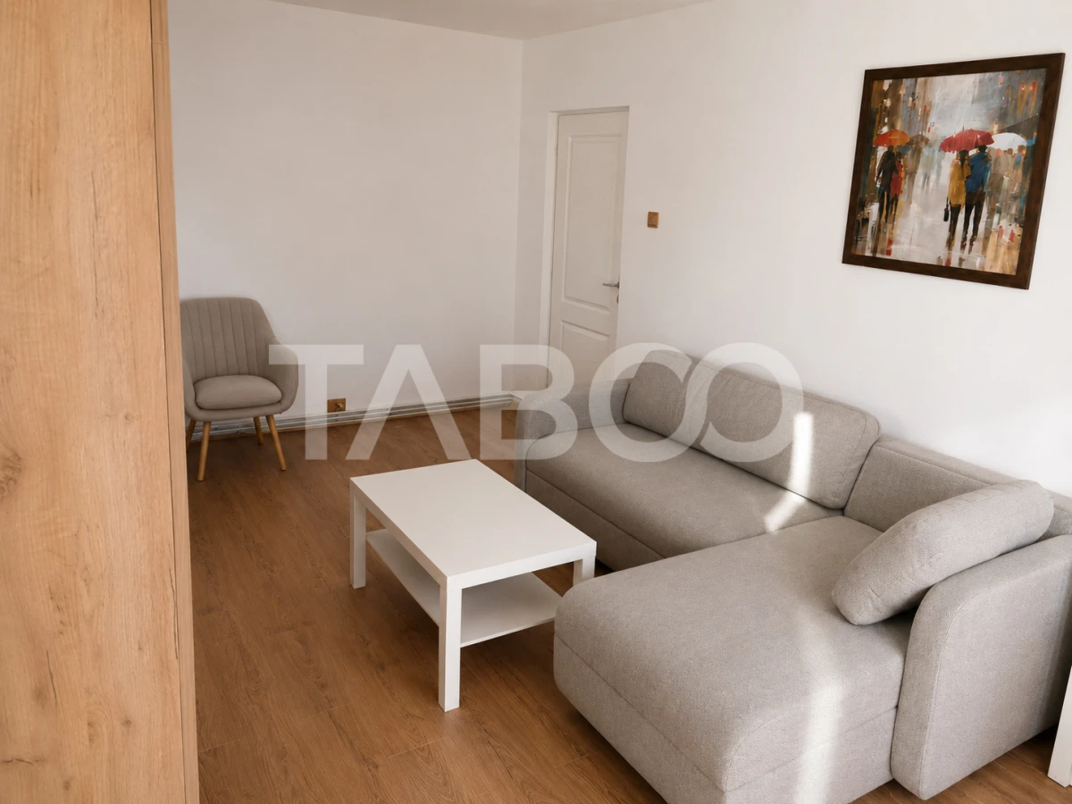 Apartament modern de inchiriat 3 camere balcon Cisnadie etajul 2 - 2