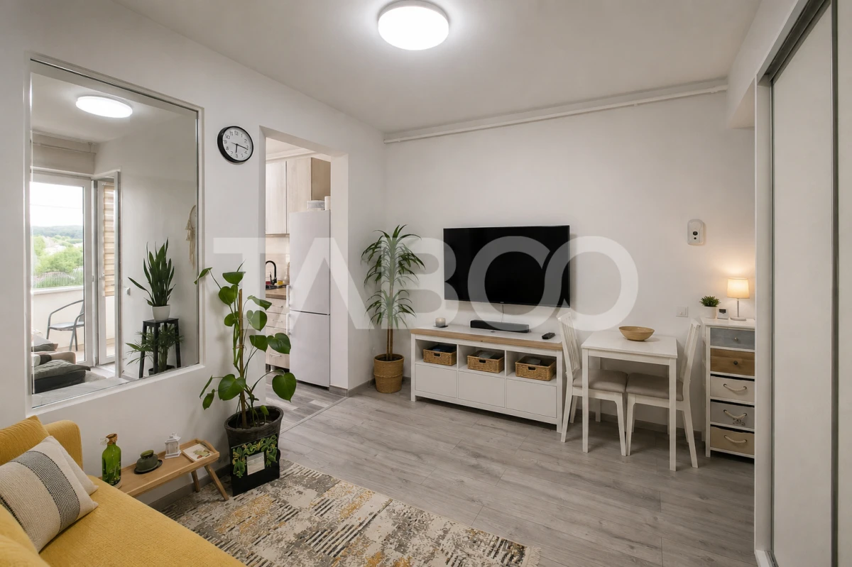 Garsoniera decomandata de vanzare balcon parcare Arhitectilor Sibiu - 1