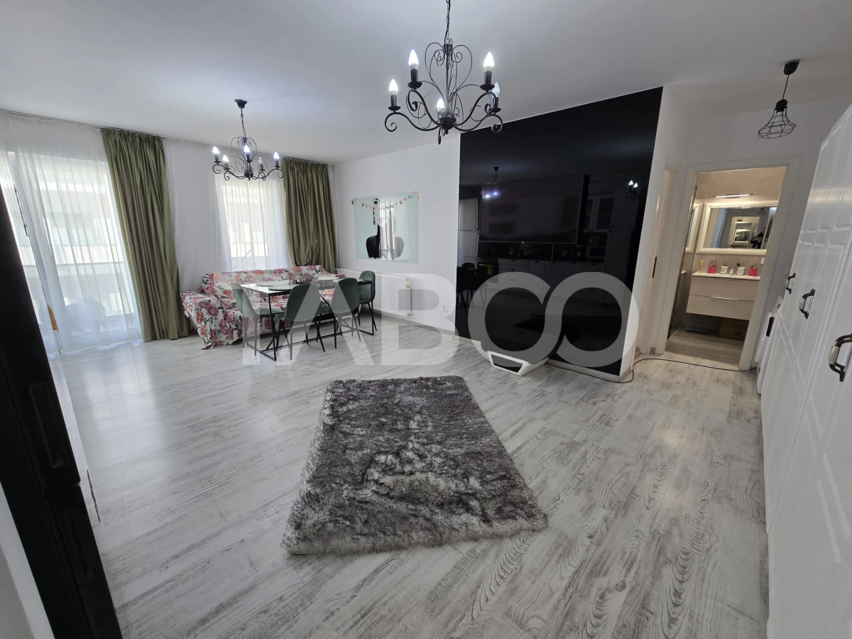 Apartament decomandat 3 camere 2 bai balcon lift City Residence Sibiu - 1