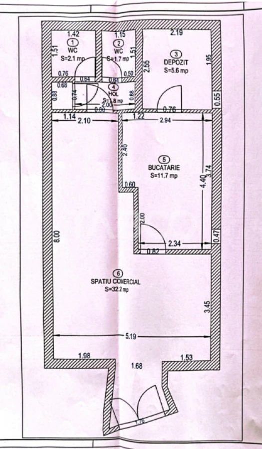 Spatiu comercial de vanzare 55 mp curte parcare zona Central din Sibiu - 9