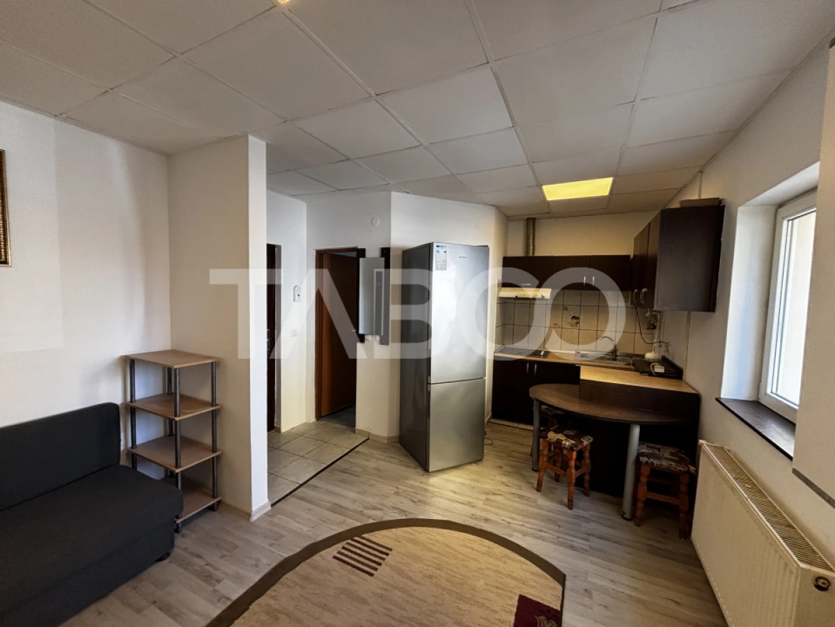 Garsoniera de vanzare la parter 22mp mobilata si utilata Sibiu - 7