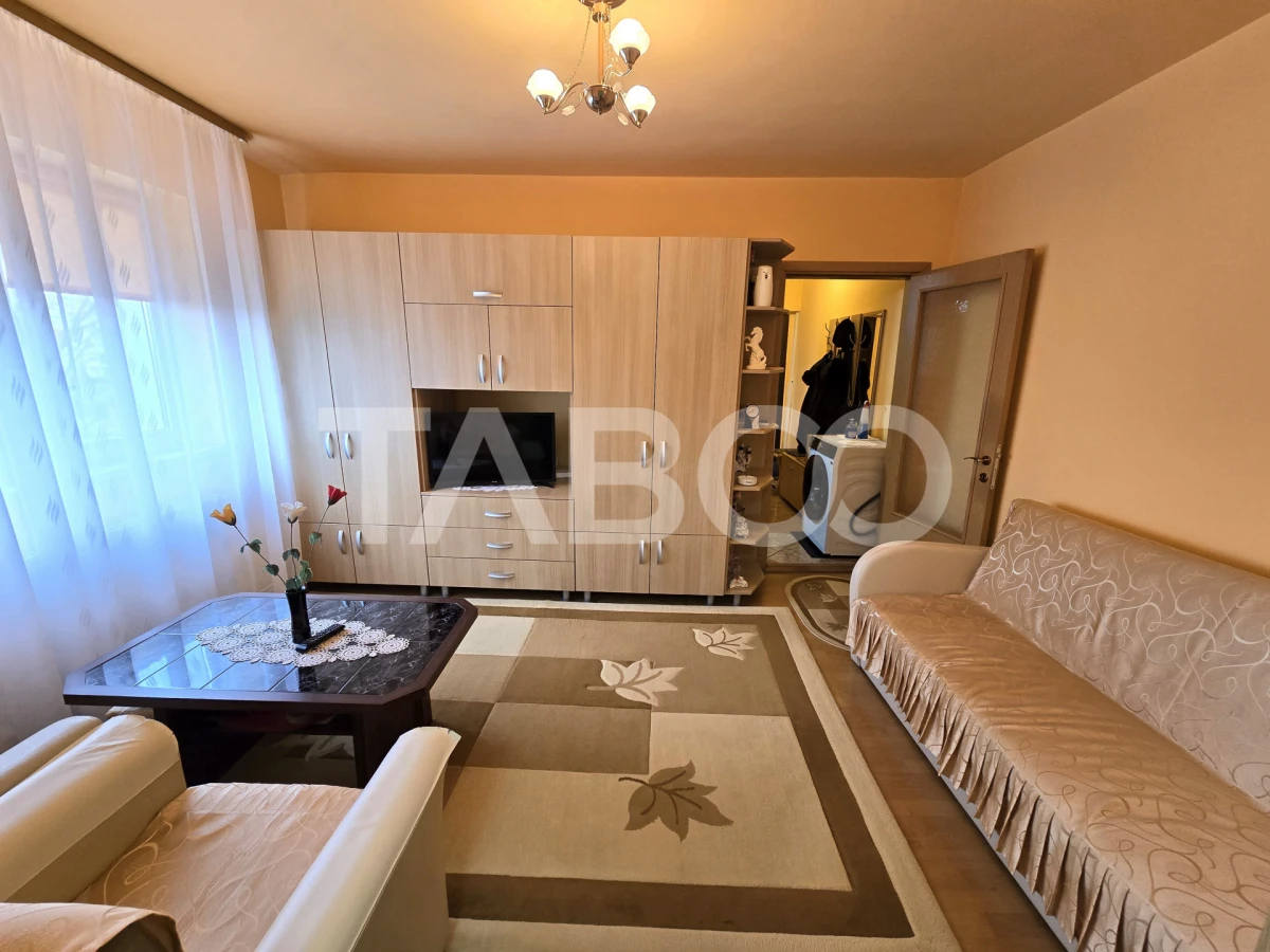 Apartament 2 camere mobilat utilat Mihai Viteazul Sibiu Comision 0 - 2