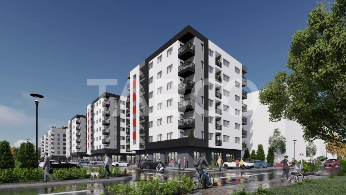 COMISION ZERO-Apartament 3 camere 66 mpu balcon Doamna Stanca Sibiu - 7