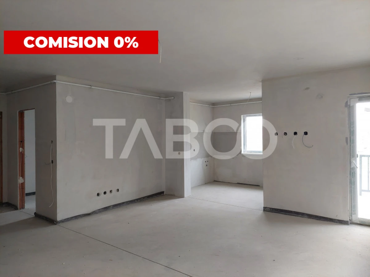 COMISION ZERO-Apartament 3 camere 66 mpu balcon Doamna Stanca Sibiu - 1