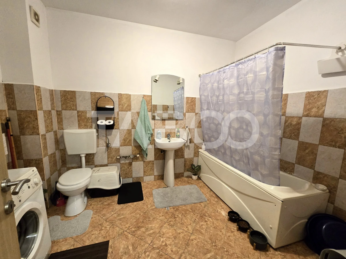 Apartament decomandat de vanzare 2 camere 64 mpu balcon Selimbar Sibiu - 7