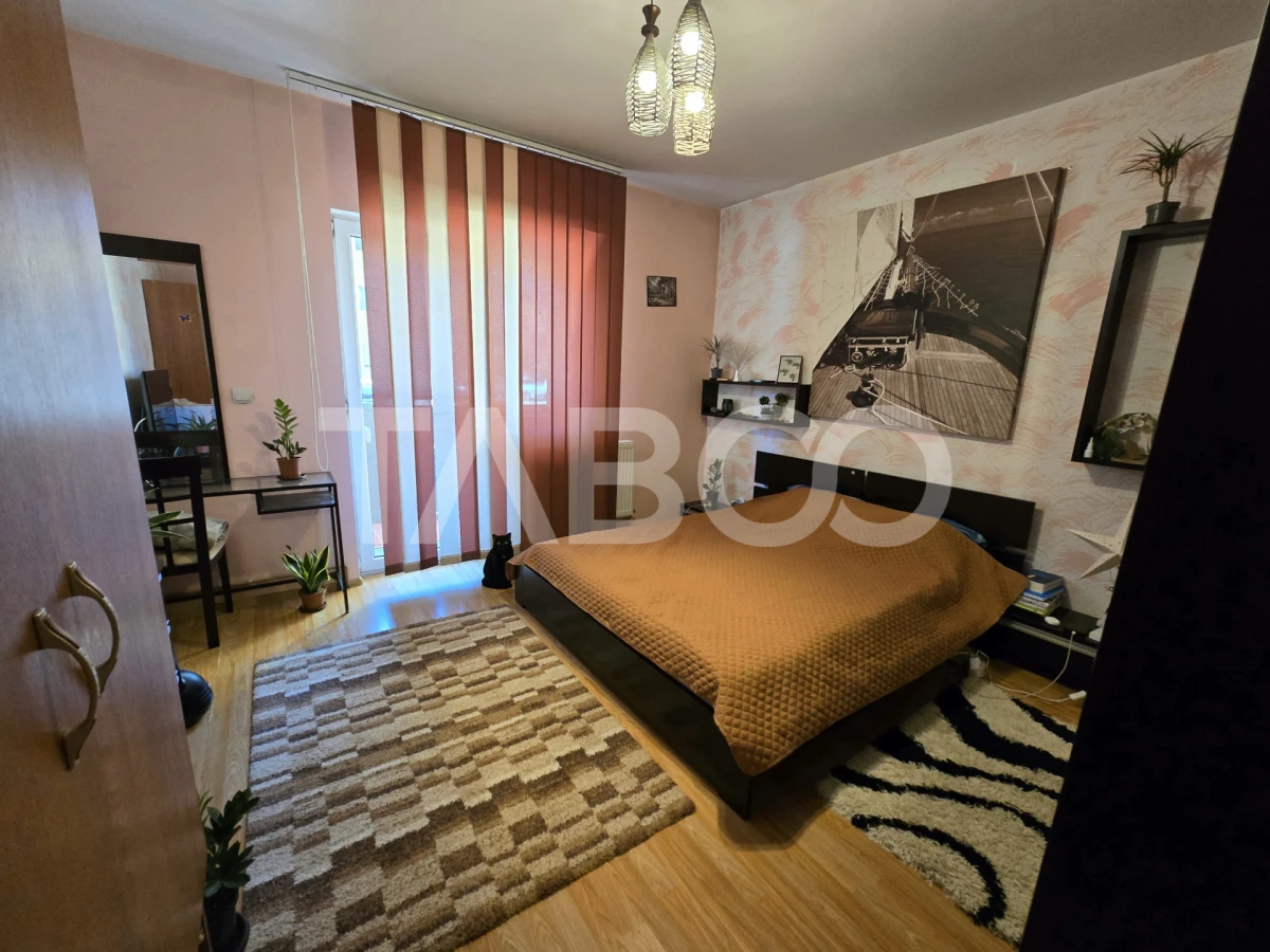 Apartament decomandat de vanzare 2 camere 64 mpu balcon Selimbar Sibiu - 5
