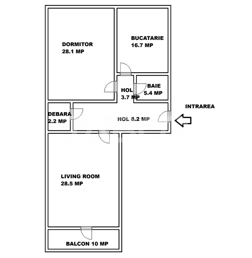Apartament de vanzare 2 camere balcon parcare Terezian bloc nou - 3