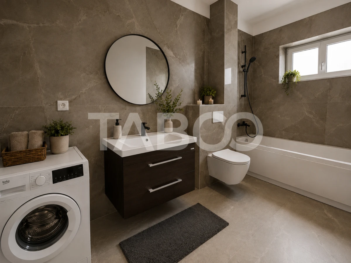 Apartament de inchiriat 3 camere 2 bai parcare Da Vinci Cristian - 9