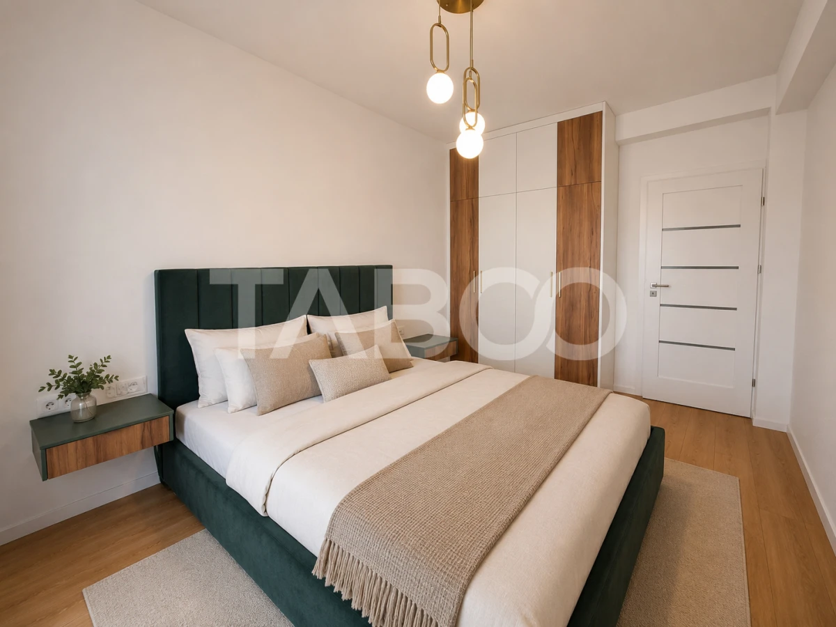 Apartament de inchiriat 3 camere 2 bai parcare Da Vinci Cristian - 6