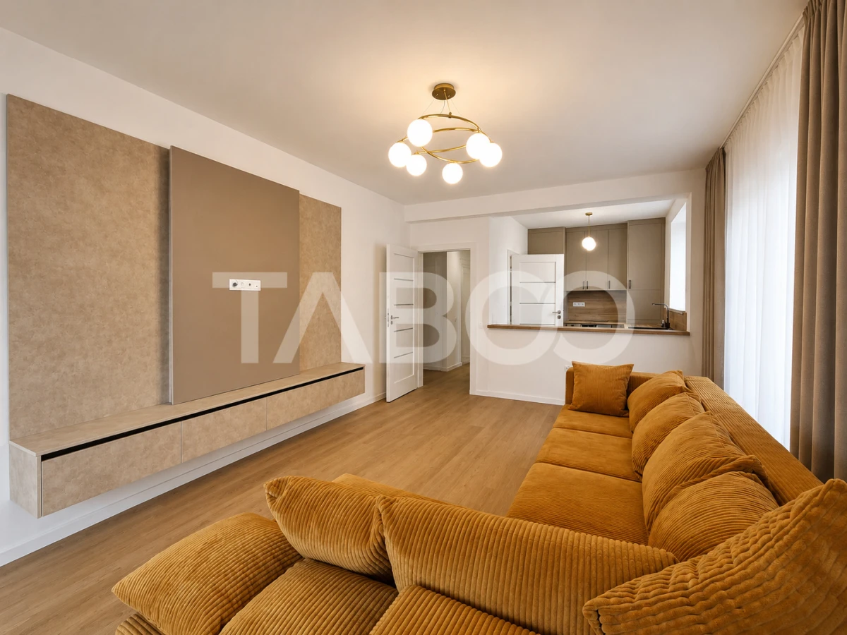 Apartament de inchiriat 3 camere 2 bai parcare Da Vinci Cristian - 3