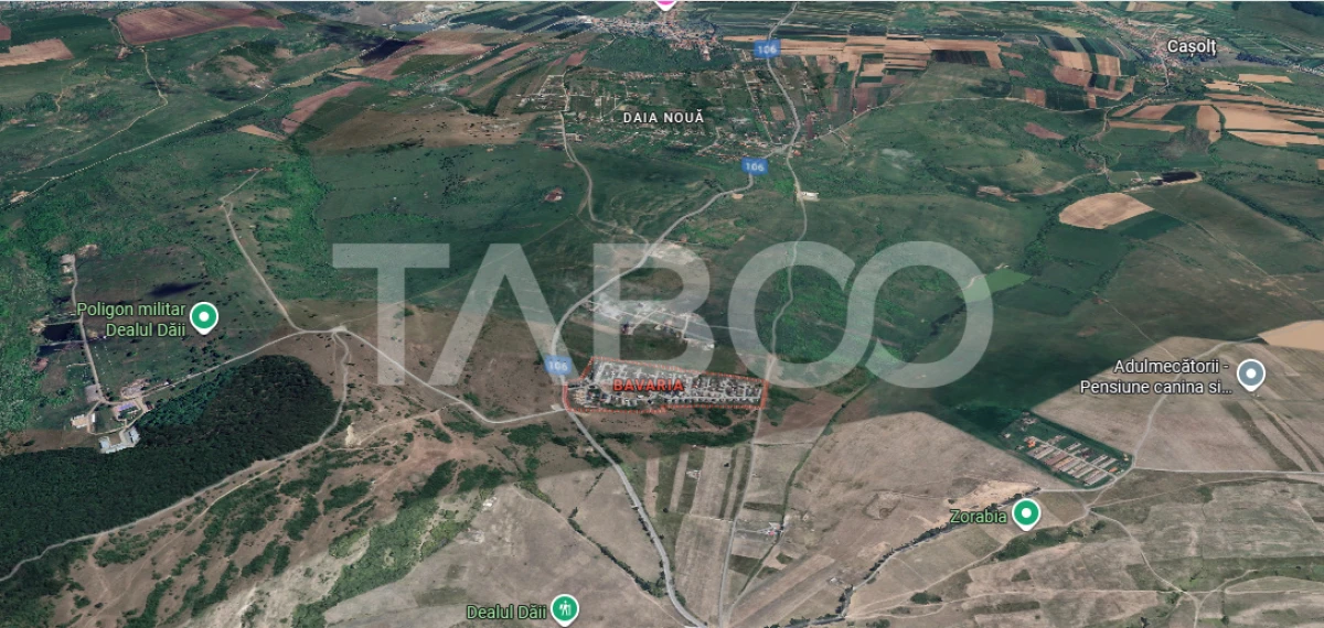 Teren intravilan 330mp cu utilitati si proiect de casa Daia Sibiu - 1