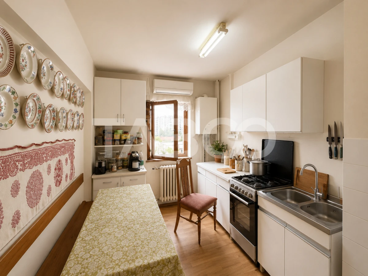 Apartament cu 3 camere decomandate bloc reabilitat cartier Manastur - 4