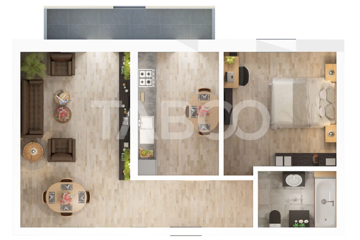 Comision 0 - Apartament cu 2 camere de vanzare in zona Doamna Stanca - 1