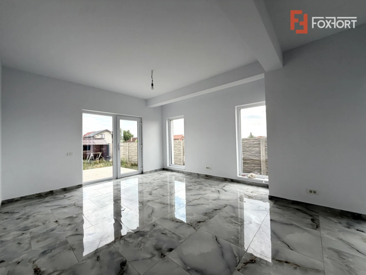 Duplex cu 5 camere, despartit prin camera tehnica, teren de 365 mp - Sanandrei - 3