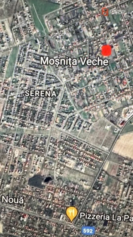 Teren intravilan 764 mp cu front de 22 ml in Mosnita Veche in vatra satului - 2