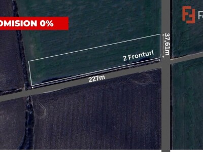 COMISION 0% Teren extravilan agricol, Sacalaz - 8493mp, 2 fronturi